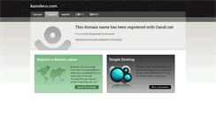 Desktop Screenshot of karodeco.com